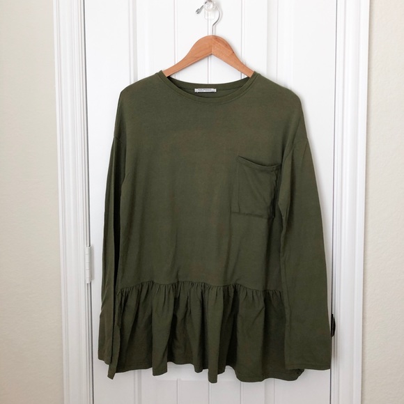 Zara Tops - Zara Oversized Long Sleeve Top